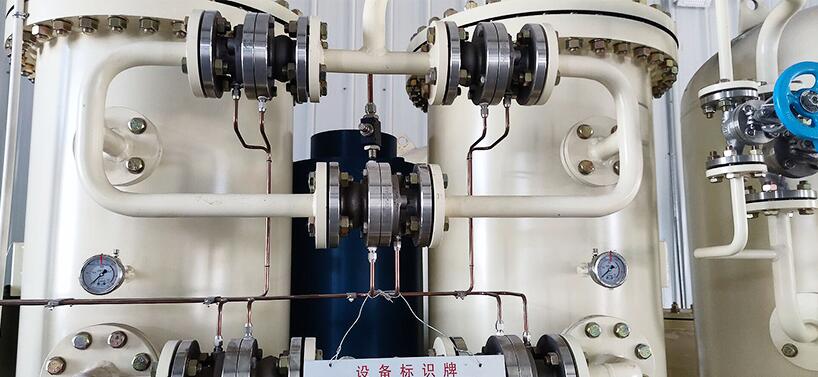瑞气发往内蒙古的化工行业制氮机调试成功