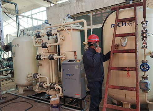 瑞气生产的纯度为99.99%的化工制氮机交付成功